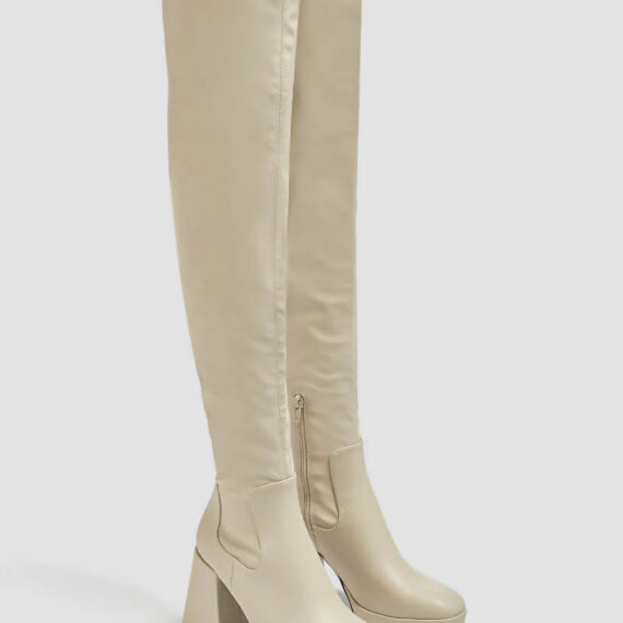 Sock knee-high boots